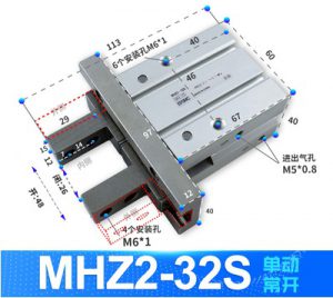 Xy Lanh Kẹp MHZ2-32S